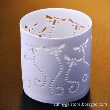 Ceramic tea-light holder
